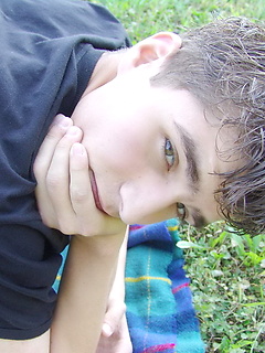 Czech twink outdoors