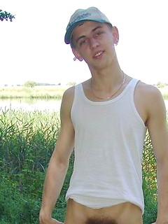 Lovey boy stripping down outdoors by Czech Boys by Czech Boys image #8