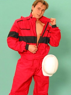 Czech worker stripping by Czech Boys by Czech Boys image #2