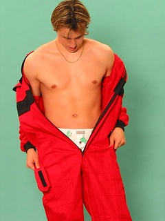 Czech worker stripping by Czech Boys by Czech Boys image #4