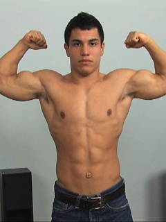 Muscle latin stud strokes his dick by ChaosMen by ChaosMen image #1