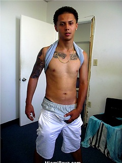 Straight latino twink Estevan jacking off by Miami Boyz by Miami Boyz image #3
