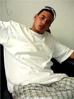 Hot latin dude posing and cum by Miami Boyz by Miami Boyz image #1