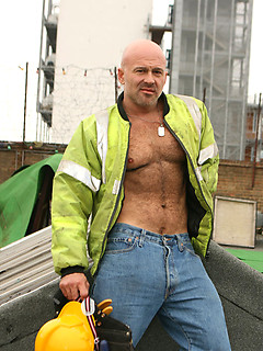 Hairy Construction Workers - Carlo Cox and Ray Stone by Butch Dixon by Butch Dixon image #5