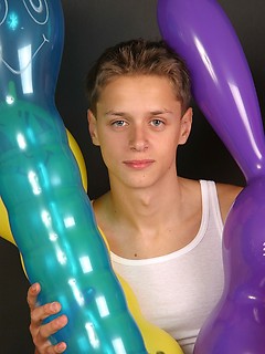 Cute twink with baloons by East Boys by East Boys image #15