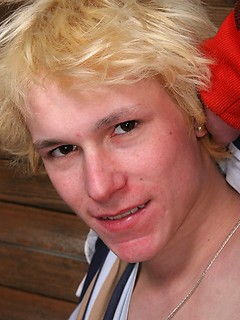 Blond twink shows big uncut cock by East Boys by East Boys image #14