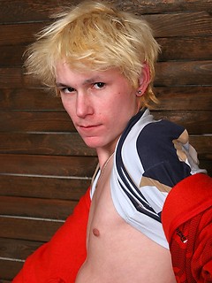 Blond twink shows big uncut cock by East Boys by East Boys image #15