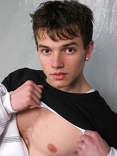 Twink jacking off his fat cock and cuming by East Boys by East Boys image #13