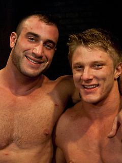 Real-life couple Spencer Reed and Phillip Aubrey doing a BDSM scene for the first time. by Bound Gods by Bound Gods image #1