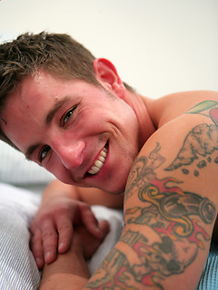 Muscular Straight Hunk Lance - Can you Believe He Agrees to his 1st Man Handling!