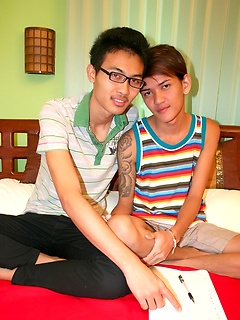 Asian Big Dicked Tutor Fucks His Student and Cums on His Face