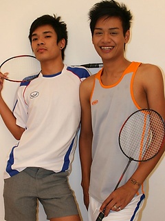 Three Thai Gay Boys in The Badminton Big Cock by BoyKakke by BoyKakke image #2