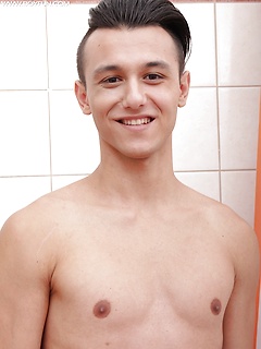 Joseph Sydney gets hard while naked in the bathroom. by BF Collection by BF Collection image #3