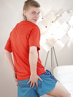 Soccer playing Daemon Colins jerks off in cleat. by BF Collection by BF Collection image #4
