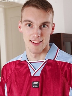 Soccer play Mike James stroking his hard cock. by BF Collection by BF Collection image #1