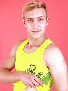 Sexy and fit Swen Larson strokes his beautiful hard cock. by BF Collection by BF Collection image #3