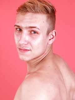 Sexy and fit Swen Larson strokes his beautiful hard cock. by BF Collection by BF Collection image #6
