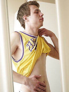 Athletic William Novy strips naked and then spreads his ass. by BF Collection by BF Collection image #4