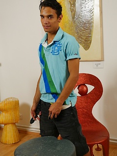 Latin boy Miguel Alues playing with his beautiful dick. by BF Collection by BF Collection image #2