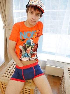 Cute teen Ben Kingston stroking his beautiful uncut dick. by BF Collection by BF Collection image #5