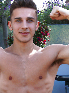 Young Barman & Athletic Young Pup Jack Shows Us His Big Cock and Cums Loads! by English Lads by English Lads image #4
