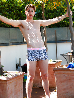 Young Straight Stud James Wanks his Big Uncut Cock & Power Dildo's His Hole! by English Lads by English Lads image #8