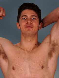 Cheeky Young Straight Pup Cole Shows his Muscular Hairy Body & Rock Solid Uncut Cock! by English Lads by English Lads image #3