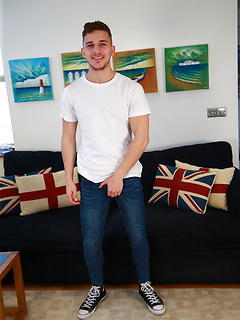 Young Barman & Athletic Young Pup Jack Shows us his Big Cock & Cums Loads! by English Lads by English Lads image #5