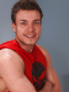 Straight Young Muscle Stud Lewis gets his 1st Manhandling and Squirts Loads of Cum! by English Lads by English Lads image #1