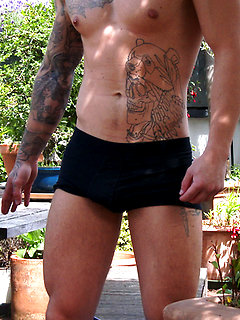 Straight Young Personal Trainer Shows his Muscled Body and Hard Uncut Cock! by English Lads by English Lads image #2