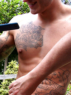 Straight Young Personal Trainer Shows his Muscled Body and Hard Uncut Cock!