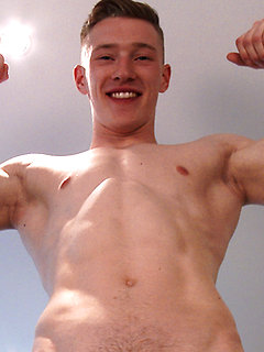 Young Straight Blond Hunk Tom Reveals His Ripped Body and Ultra Big Uncut Cock! by English Lads by English Lads image #7