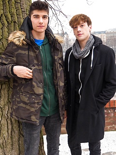 Jared Shaw and Johannes Lars fuck bareback after a cold walk in the city. by BF Collection by BF Collection image #1