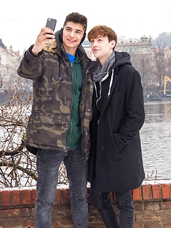 Jared Shaw and Johannes Lars fuck bareback after a cold walk in the city. by BF Collection by BF Collection image #3
