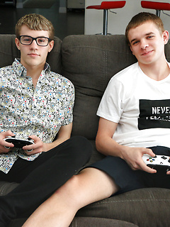 James Stirling & Ethan Steele in Gamer Boy Cum In His Hot Ass by Bare Twinks by Bare Twinks image #1