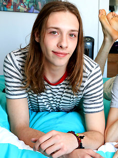 Jamie Satin & Justin Stone. Long-Haired Lover Rams That Butt by Bare Twinks by Bare Twinks image #1