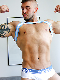 Jacking off my muscle mate Marti Trifon by Bentley Race by Bentley Race image #18