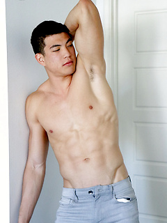 Tall Jock Sean Lee Shoots Some Hoops and Jerks His Uncut COCK