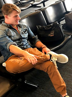 Price Hogan Jerks Off On Airplane To Europe by Gayhoopla by Gayhoopla image #3