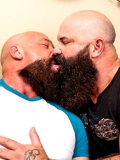 Huge muscle gay bears Jayson West and Victor West fucking by Bear Films by Bear Films image #1