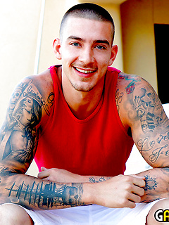 Big Dick Tatted Stud John Murphy Jerks Off by Gayhoopla by Gayhoopla image #3
