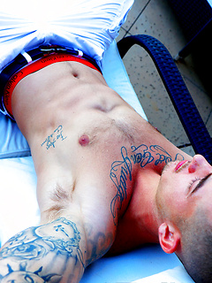 Big Dick Tatted Stud John Murphy Jerks Off by Gayhoopla by Gayhoopla image #7