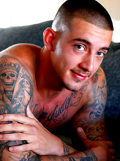 Big Dick Tatted Stud John Murphy Jerks Off by Gayhoopla by Gayhoopla image #8