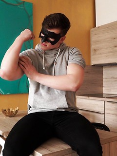 Victor strokes his meaty cock by Maskurbate by Maskurbate image #1