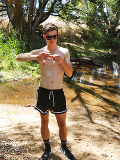 Shooting with Brad Hunter down by the creek by Bentley Race by Bentley Race image #6