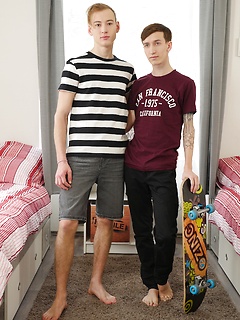 Russian twink Gregor Gilead rides the cock of Casper Ivarsson. by BF Collection by BF Collection image #1