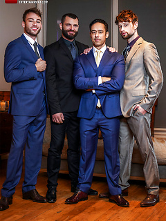 Rafael Alencar, Drew Dixon, Max Adonis, Jake Morgan. Late-night Meeting by Lucas Entetainment by Lucas Entetainment image #1
