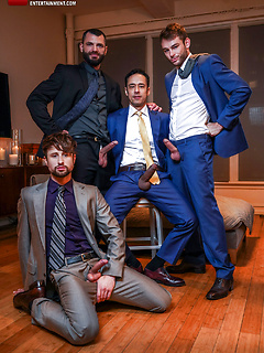 Rafael Alencar, Drew Dixon, Max Adonis, Jake Morgan. Late-night Meeting by Lucas Entetainment by Lucas Entetainment image #2