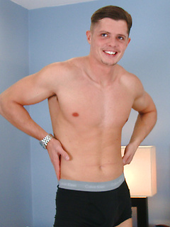 Young Straight Hunk Logan