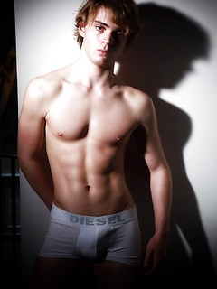 Gabriel posing in studio by Male Model by Male Model image #3